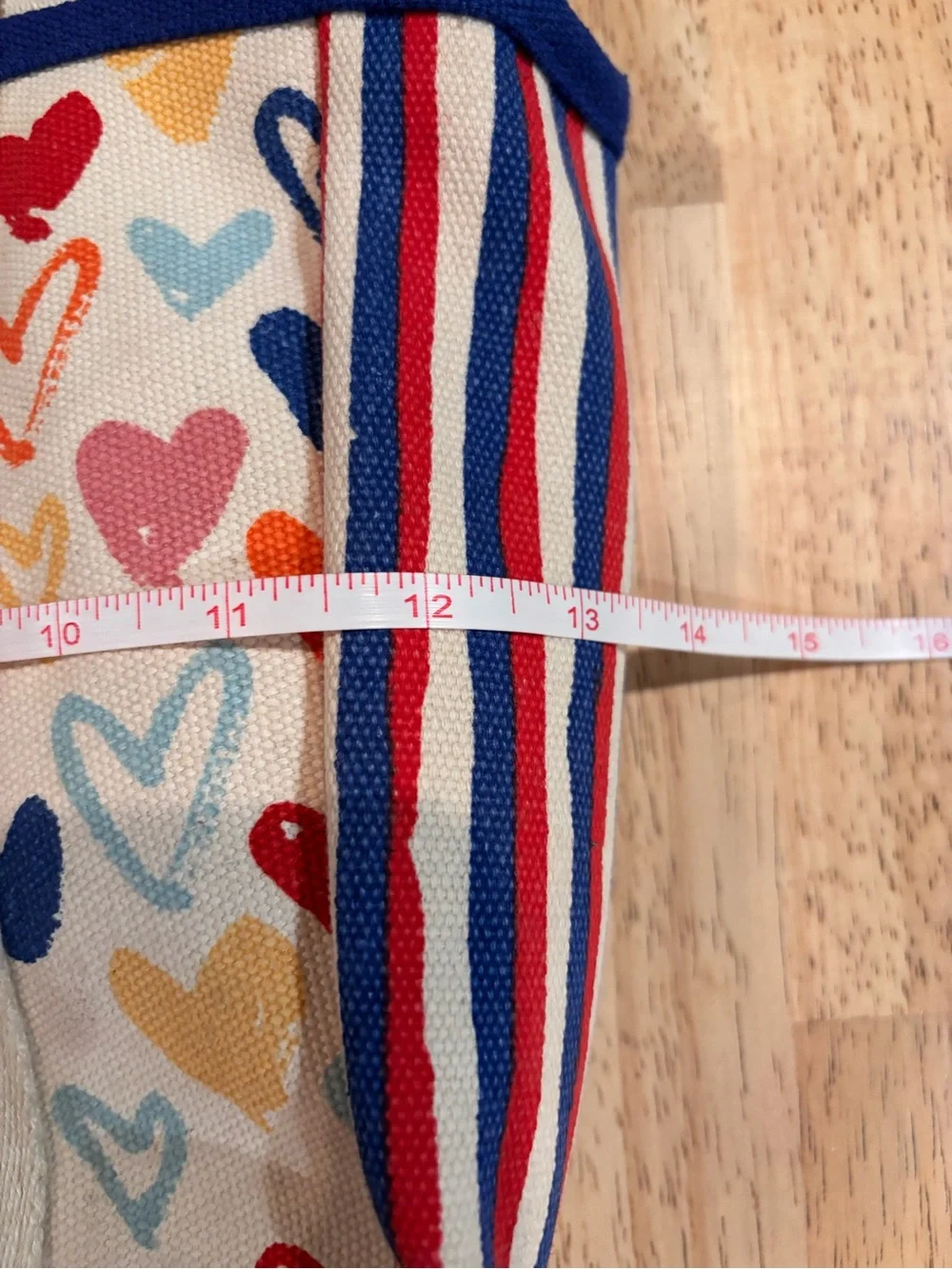 Brighton Red White & You Love Hearts Mini Tote Crossbody Bag